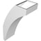 Ekena Millwork 6-in. W x 10-in. D x 18-in. H Thorton Architectural Grade PVC Knee Brace BRCP06X10X18THR - alternate 3